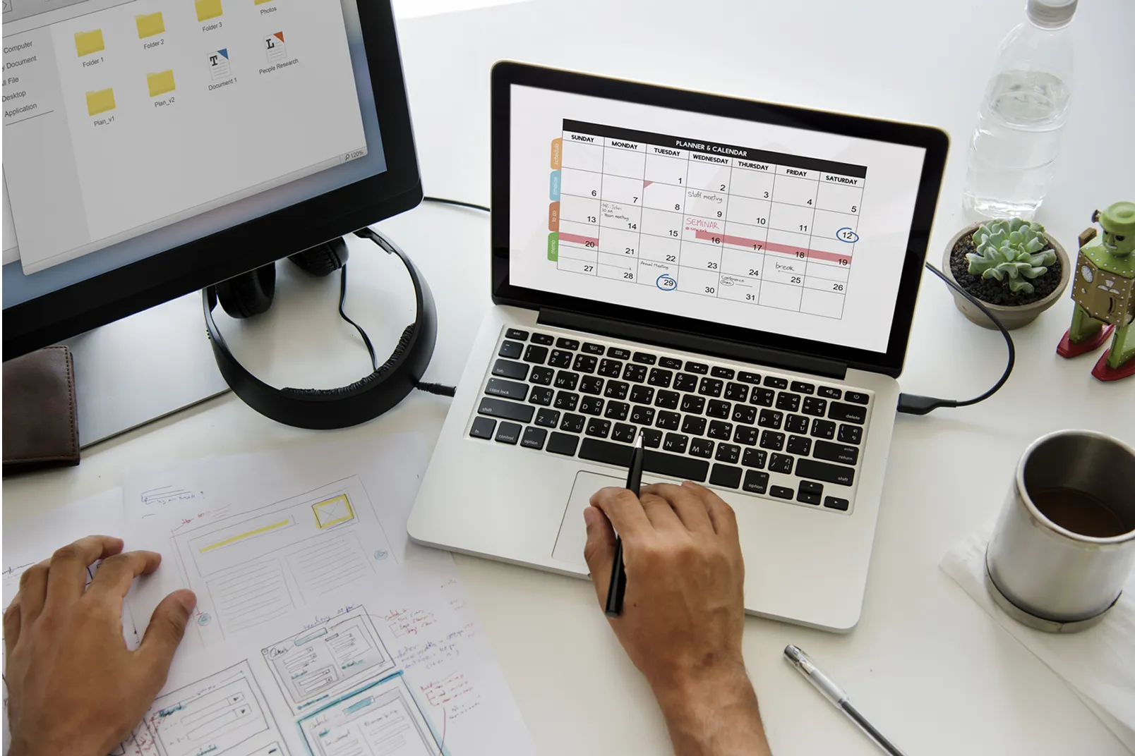 PLACEHOLDER · sugerencia: vista del calendario del cuatrimestre con materias asignadas a aulas y docentes en formato grilla.